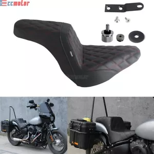 Asiento estilo club con soportes para Harley Softail Low Rider ST FXLRST FXLRS 2018-2024 - Imagen 1 de 12