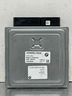 BMW Z4 2007 3,0 L iModel módulo de control informático motor OEM ECU DME 7571510 06 08 Foto 1 de 4