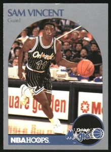1990-91 NBA Hoops Baskeball Sam Vincent CORR # 223 Orlando Magic MINT condition - Picture 1 of 2