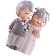 Santa Couple Resin Figurines Miniature Wedding Cake Topper Fairy Garden Decor-FC