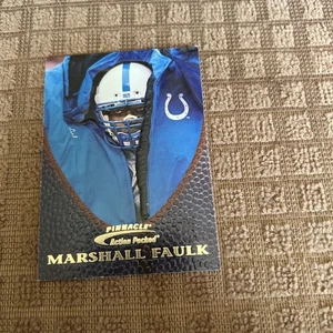 1997 Pinnacle Action Packed - First Impressions #14 Marshall Faulk A94 - Picture 1 of 2