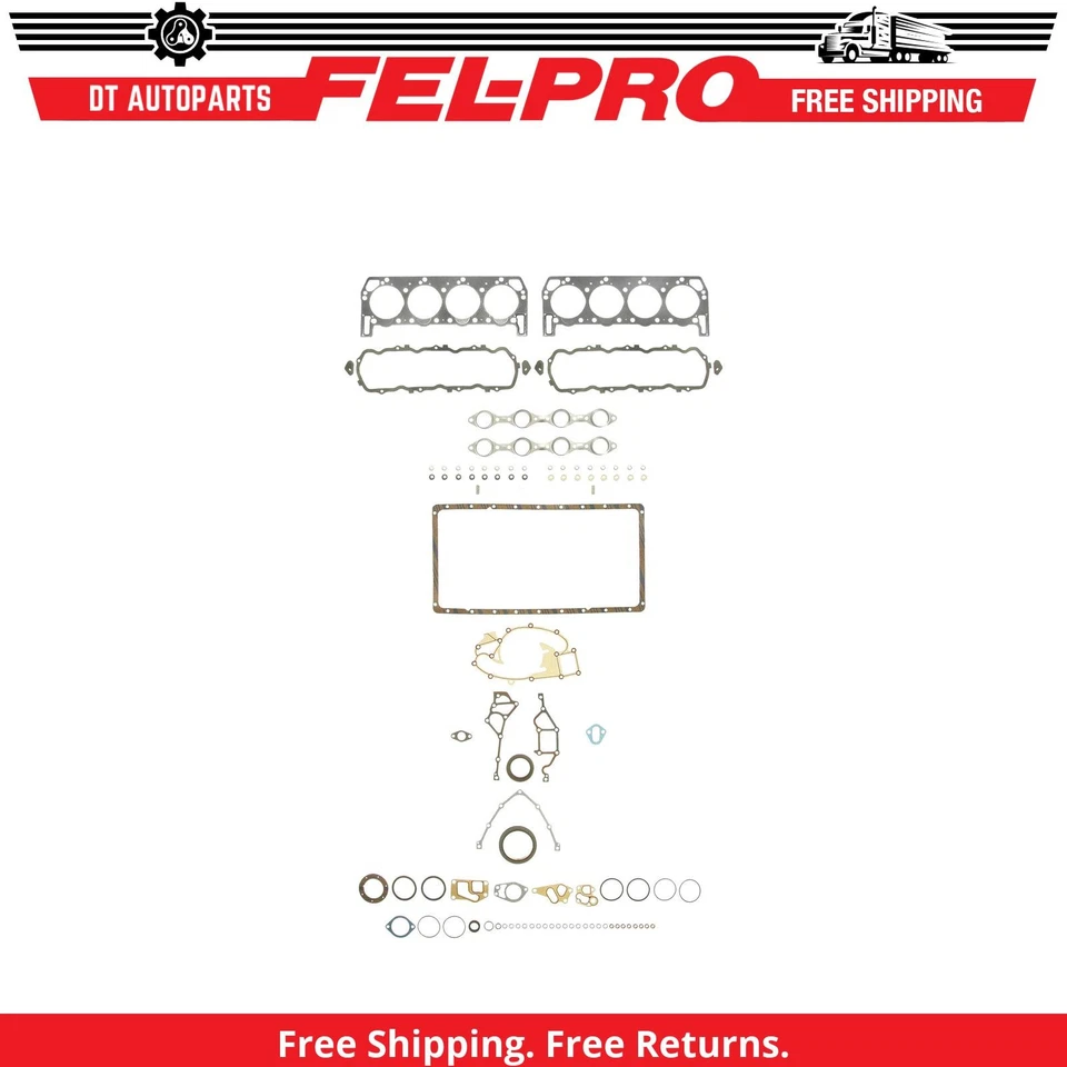 For 1983-1987 Ford F-250 6.9L V8 Engine Gasket Set Fel-Pro 1984 1985 1986 - Image 1 of 1