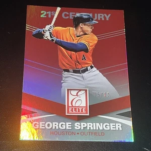 2015 Elite 21st Century Red George Springer /21 *RARE* - Picture 1 of 5