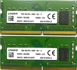 Kingston 16GB (2x 8GB) 1Rx8 PC4-2400T-SA1-11 DDR4 KMKY9-MIHK - Picture 1 of 1
