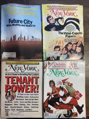 New York Magazine Lot of 4 1979 - 1982  - Christmas Gifts - Imagem 1 de 4