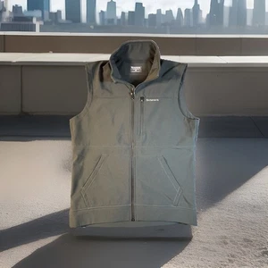 Simms Rogue Fishing Full Zip Vest Mens Medium Softshell Blk/Gry Fleece Line NWOT - Picture 1 of 12
