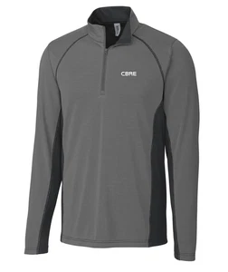 Nuevo con etiquetas 100% Auténtico CBRE Real Estate Pullover Cuarto Cremallera Gris S - Imagen 1 de 2