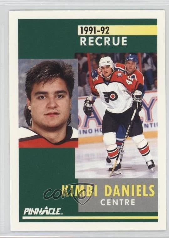 1991-92 Pinnacle French Kimbi Daniels #336 Rookie RC - Image 1 of 2