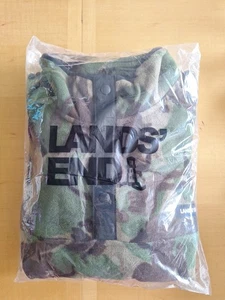 Nuevo Top Lands End Grande CAMO Polar A Presión Hombres Sienn Marrón Camuflaje 515235 - Imagen 1 de 5