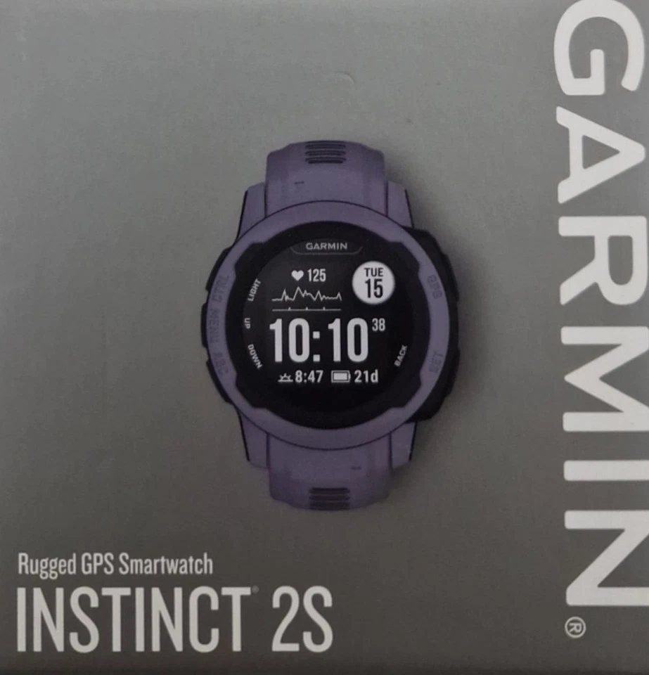 Garmin Instinct 2S 40mm Kunststoffgehäuse Silikonarmband Rugged violett NEU - Bild 1 von 1