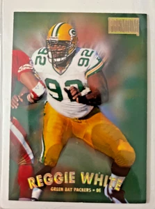 1997 Skybox Premium - Reggie White #140 Inside the Numbers - Bild 1 von 2