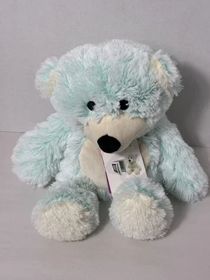 NEW! Warmies Bear Plush Microwaveable Heat Pad Lavender Teddy Bear Blue Cuddle - Image 1 of 4