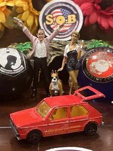 Majorette Volkswagen Golf Hatchback No 210 Red Diecast USED EX Condition - Picture 1 of 16