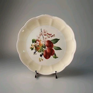 Set Of 2 Lenox Orchard in Bloom Scalloped Dinner Plates Plum Blossom - Picture 1 of 4