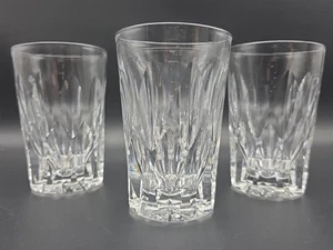 4x Preciosos vasos pequeños de cristal de corte pesado - Imagen 1 de 7