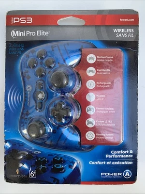 PowerA PS3 Mini Pro Elite Gaming Controller for PlayStation 3 - New - Image 1 of 2