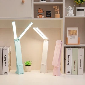 LED Double Head Desk Lamp with Large Lighting Range for Home Office,Portable ... - Picture 1 of 6