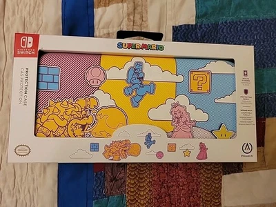 Super Mario Nintendo Switch Protection Case Hard Shell Bowser Peach Kawaii - Image 1 of 4