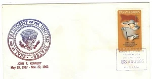 Panama 1965 First Day Cover Kennedy Memorial stamp PT109 cachet - Picture 1 of 2