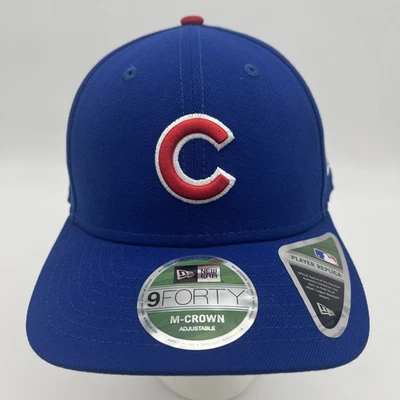 Chicago Cubs New Era 9FORTY Azul Rojo MLB Gorra de Béisbol Ajustable Sombrero Snapback Foto 1 de 4