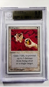1993 MTG Magic The Gathering Unlimited Vintage Healing Salve BGS 9.5 Gem Mint - Picture 1 of 3
