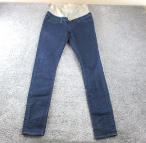 Jeanswest Maternity Jeans 8 W30 L31 Skinny Blue Denim Cotton Stretch ZipFly - Picture 1 of 12