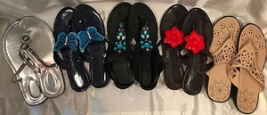 Set of 5 AVON Sandals & Hanging Shoe Pocket Storage - Picture 1 of 4