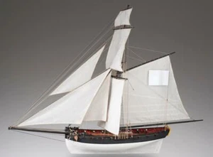Le Cerf Nave in Legno 1:72 Wooden Ship DUSEK - Foto 1 di 5