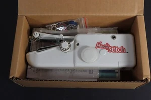 Handy Stitch Handheld Sewing Machine with Thread Spools and Bobbins Set (b1) - Picture 1 of 5