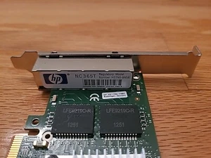 HP NC365T 4-Port Gigabit Network Adapter Full Brackets 593720-001 Intel I340-T4 - Picture 1 of 9
