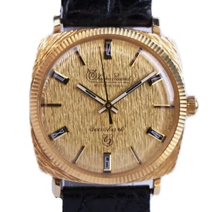 Lucien Piccard Seashark 14K Solid Yellow Gold Mens Ladies Vintage Watch - Picture 1 of 9