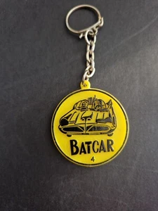 Batman BATCAR yellow vintage 1966 keychain ...WOOSH!! - Picture 1 of 2