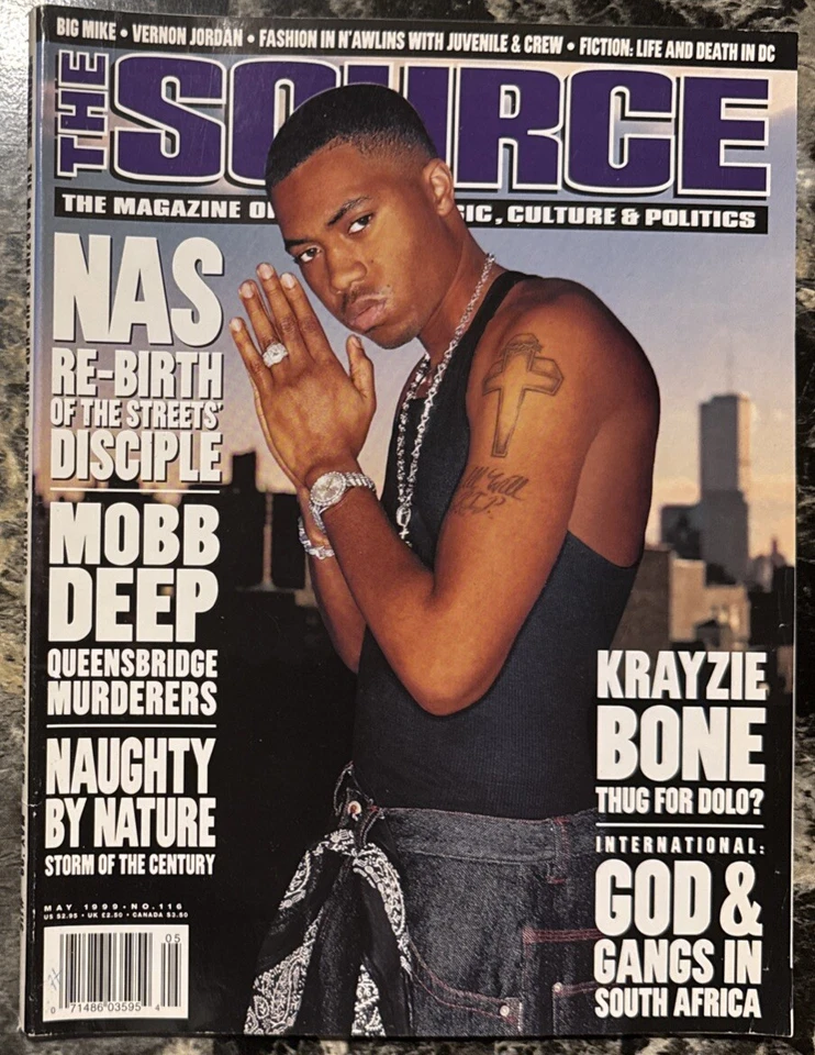 The Source Magazine - May, 1999 ~ Nas Cover. - Image 1 of 1