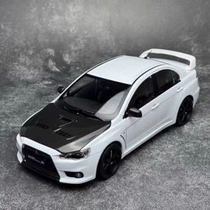 VIAT MODEL 1/18 Scale Mitsubishi EVO X TE37 White Diecast Car Model Toy Gift - Picture 1 of 8