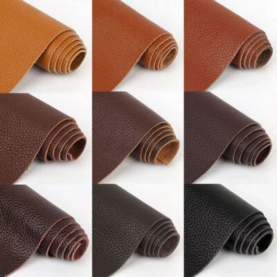1/2Pcs Real Genuine Leather Fabric First Layer Cowhide Scrap Material Hide Cut - Image 1 of 4