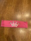 Logo Loops Embroidered Girls Princess Crown Headband - Pink / Euc