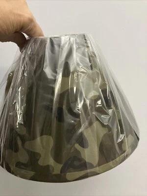 Nuevo Lote de 4, 2 pantallas de lámpara de camuflaje verdes + 2 azules por restauración y restauración Foto 1 de 3