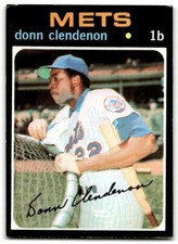 1971 Topps Baseball Donn Clendenon New York Mets #115
