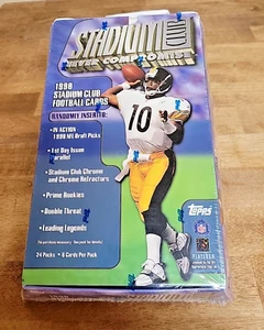 1998 TOPPS STADIUM CLUB FOOTBALL - FACTORY SEALED - RETAIL BOX - - Picture 1 of 7