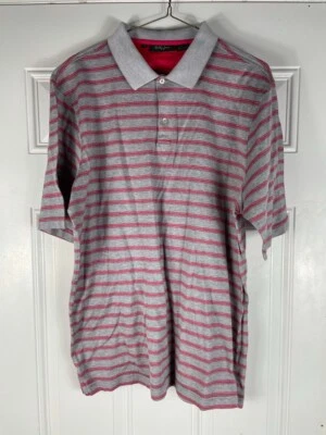Bobby Jones mens striped polo golf shirt 100% Cotton sz XL - Image 1 of 4