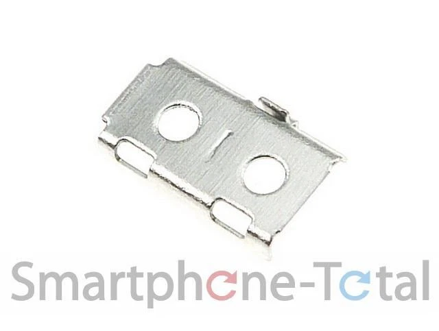 iPhone 5S Copertura In Metallo Per Il Pulsante Home Connettore Piastrina Argento - Immagine 1 di 1