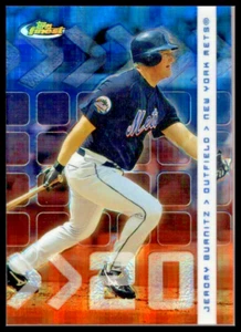 2002 FINEST X-FRACTORS #92 JEROMY BURNITZ NEW YORK METS/299 - Picture 1 of 2