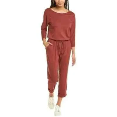 Mono Michael Stars para mujer XS manga larga rojo ropa de salón atletismo acogedor Foto 1 de 4