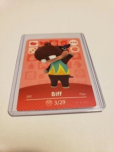 !SUPER SALE! Biff # 070 Animal Crossing Amiibo Karte ORIGINAL Serie 1 NEU! - Bild 1 von 1