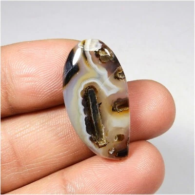 Pseudomorph Stick Agate Gemstone  Fancy Natural Cabochon Loose 17 Cts #9420 - Image 1 of 4