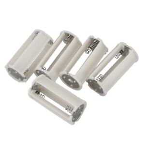 Serial Connection Cylindrical 3x 1.5V AA Battery Plastic Holder 5 Pcs J8N41787