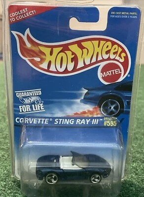 Van / Sports Car / Hot Wheels Corvette Sting Ray III #595 18364 #H28 - Image 1 of 3