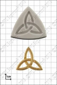 Silicone mould Celtic trefoil | Food Use FPC Sugarcraft FREE UK shipping! - Picture 1 of 1