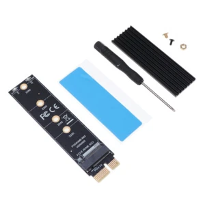 NVME M.2 zu PCIe Adapter PCI Express zu M2 Erweiterungskarte & Kühlkörper - Bild 1 von 10