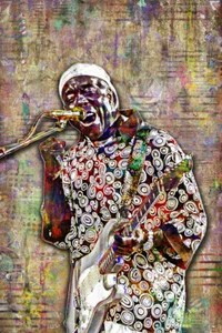 BUDDY GUY Poster, Buddy Guy Blues Guitar Pop Art Tribute Free Shipping US - Picture 1 of 5
